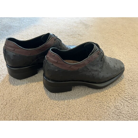 Chamaripa Elevator Shoes Height increase Shoes Ostrich Leather Men Dress Shoes main image 4